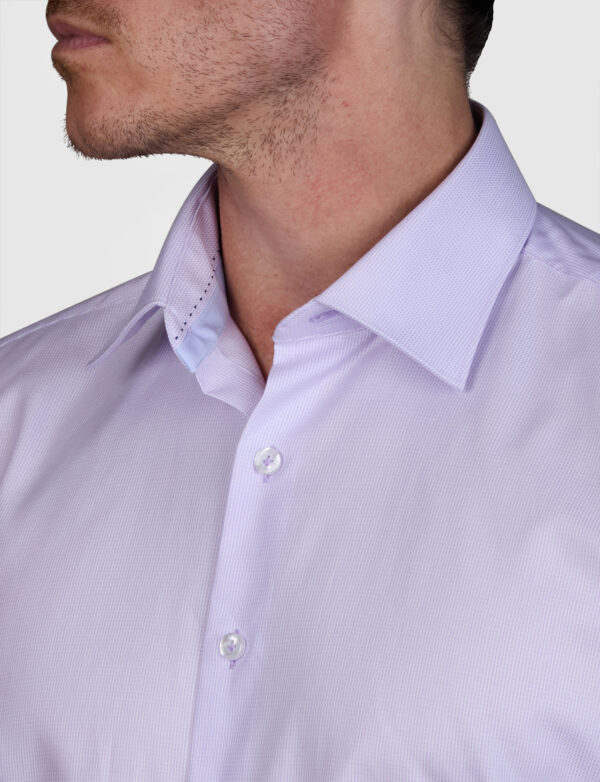Abelard Lilac Slim Fit Business Shirt