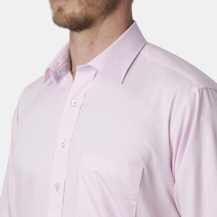 Abelard Pink Classic Fit Business Shirt