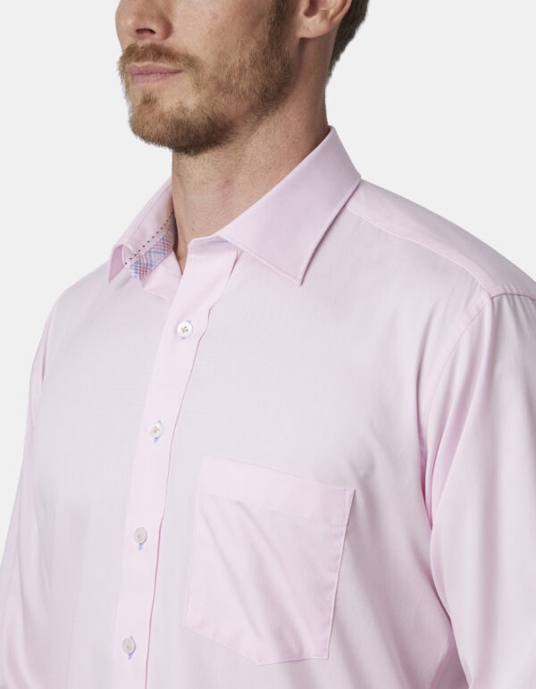 Abelard Pink Classic Fit Business Shirt
