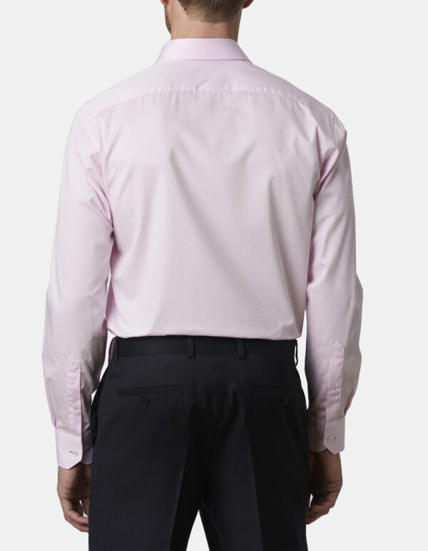 Abelard Pink Classic Fit Business Shirt - Image 3