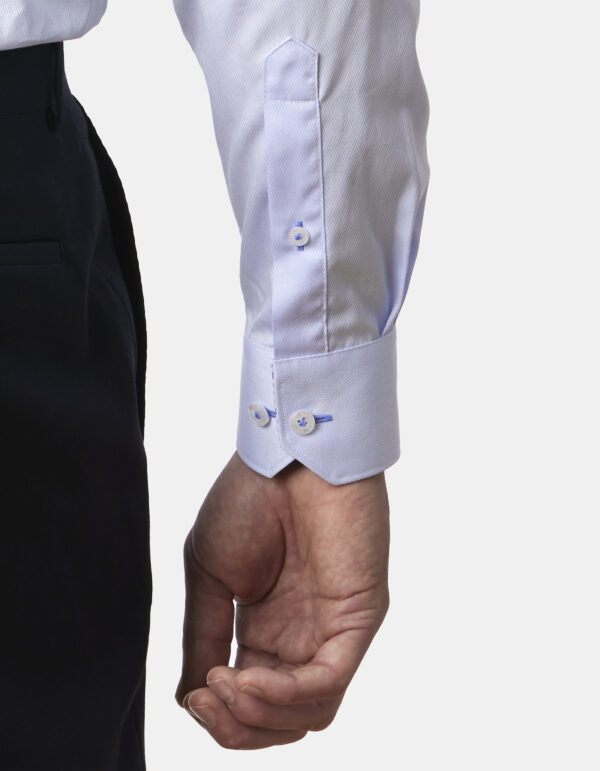 Abelard Sky Blue Classic Fit Business Shirt - Image 4