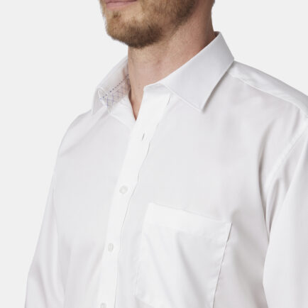 Abelard White Classic Fit Business Shirt