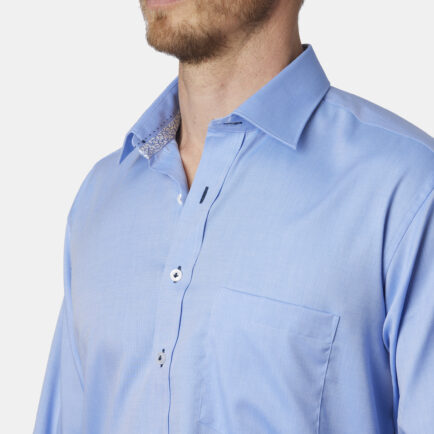 Abelard Blue Classic Fit Business Shirt