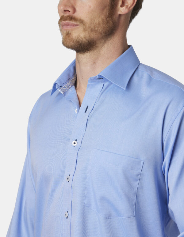 Abelard Blue Classic Fit Business Shirt