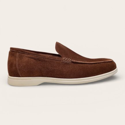 Rust Calf Suede ‘Sommo’ Loafer
