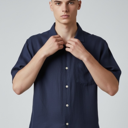 Grigio ‘Washed’ Hawaii Linen Short Sleeve Shirt - 2 Colours