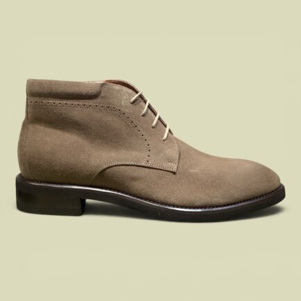 Sand Calf Suede Desert Boot