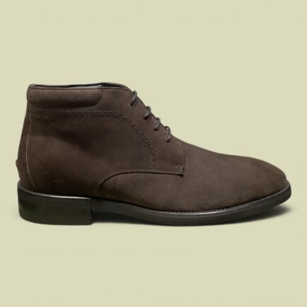 Charcoal Calf Suede Desert Boot