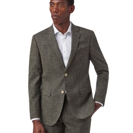 Gibson Olive Green Textured Suit