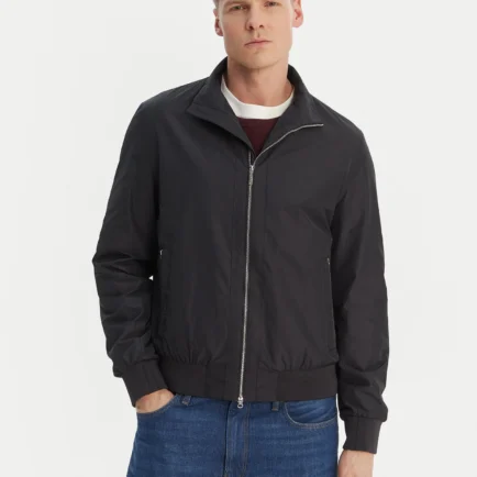 Bugatti Dark Navy ‘Shape Memory’ Bomber Jacket