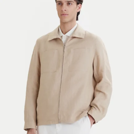 Bugatti Sand Linen Jacket