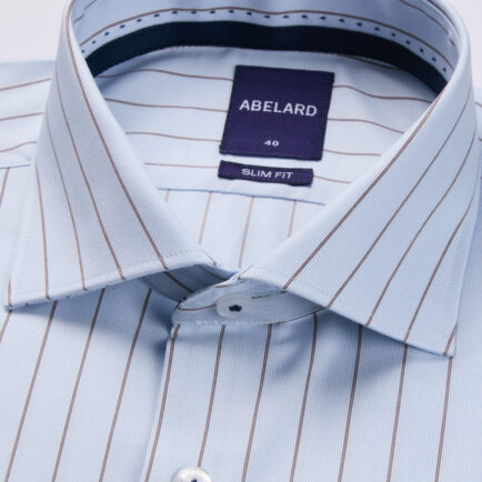 Abelard Slim Fit Sky Blue Stripe Shirt